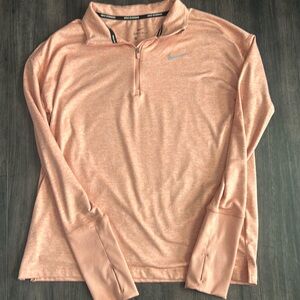 Nike Dri-Fit Women's Long Sleeve Collared Running Shirt with finger holes